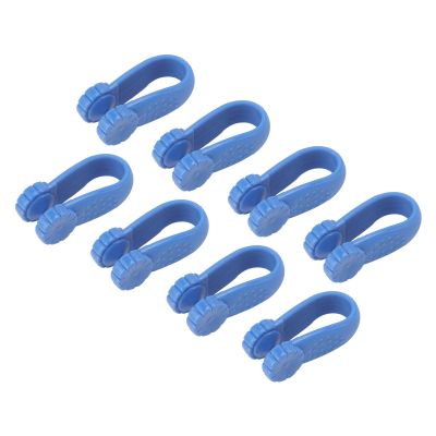 8PCS Hand Pressure Point Tool, Plastic Hand Clip for Between Thumb and Index Migraine Headache Relief,Hand Pressure Point Clip Pressure Point Massage Tool for Hands (Blue)