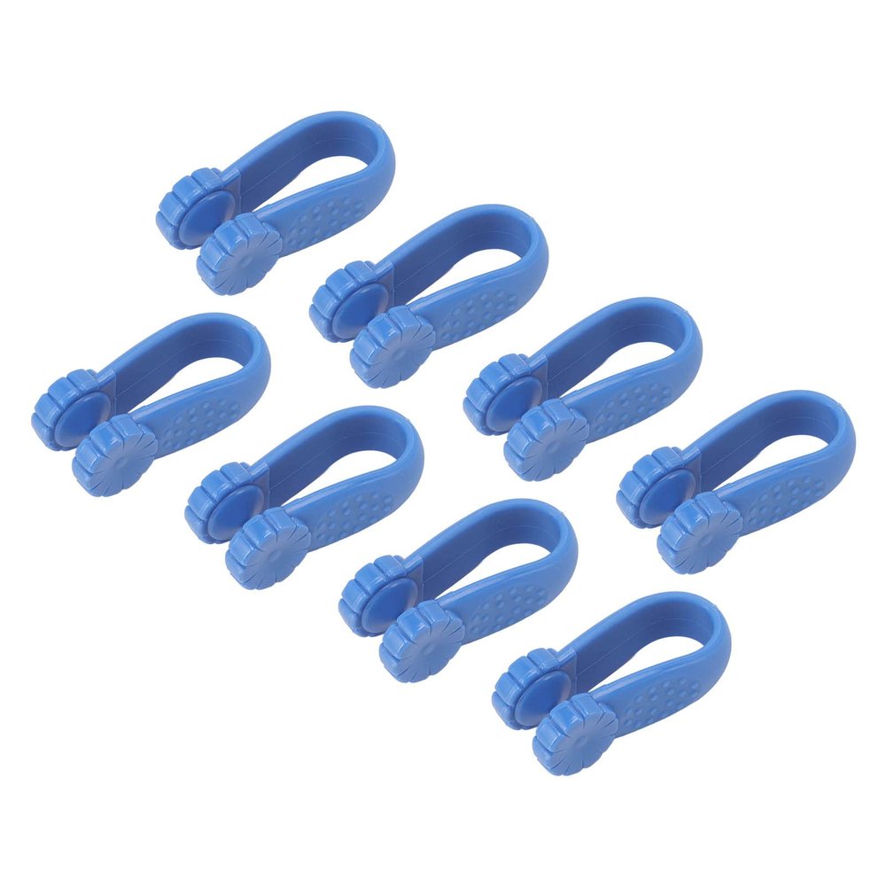 8PCS Hand Pressure Point Tool, Plastic Hand Clip for Between Thumb and Index Migraine Headache Relief,Hand Pressure Point Clip Pressure Point Massage Tool for Hands (Blue)