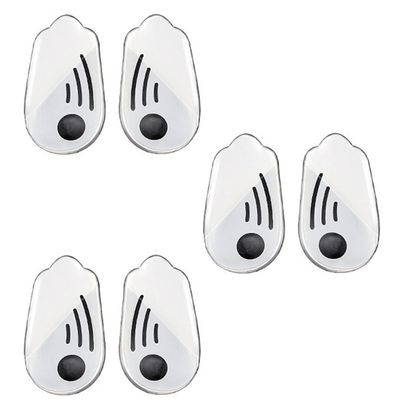 3 Pairs Medial Lateral Supination Wedge Insoles with Magnets Correcting Pronation Silicone Orthopedic Shoe Heel Inserts for Foot Alignment, Knock Knee Pain, Bow Legs, O/X Type Leg (L)