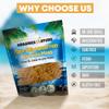 ORGANICS NATURE Dried Sea Moss Wildcrafted & Black Seed Oil Capsules | Raw Gluten-Free, for Lung Detox, Immune System Support Softgels, for Hair, Skin, Heart, Nigella Sativa, Cold Pressed Cumin Seed. view 2