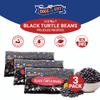 Dixie Lily Black Turtle Beans - Dried Black Beans for Soups, Stews, Chili & More, Non-GMO, Easy to Cook with Quick & Overnight Soak - 12oz, 3 Pack view 3
