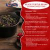 Dixie Lily Black Turtle Beans - Dried Black Beans for Soups, Stews, Chili & More, Non-GMO, Easy to Cook with Quick & Overnight Soak - 12oz, 3 Pack view 4