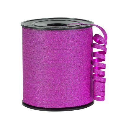 Shiny Purple Ribbon,3/16 inch X 250 Yard Glitter Purple Curling Ribbon for Gift Wrapping, Birthday, Valentines, Shower, Bows, Florists Crafting