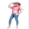 Massive Bee Store -- Beekeeping Fully Ventilated Jacket in Multi-Color with Round Veil (4XL, Pink) view 2