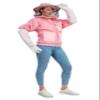 Massive Bee Store -- Beekeeping Fully Ventilated Jacket in Multi-Color with Round Veil (4XL, Pink) view 3