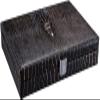 TiLeze Cigar Humidor for Approx,20 Cigars, with Hygrometer and Humidifier, Easy to Carry and Save Space,Crocodile Skin Embossing Technology, Exquisite and Generous view 1