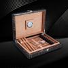 TiLeze Cigar Humidor for Approx,20 Cigars, with Hygrometer and Humidifier, Easy to Carry and Save Space,Crocodile Skin Embossing Technology, Exquisite and Generous view 4