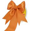 LEEQE Double Face Autumn Orange Satin Ribbon 2 inch X 25 Yards Polyester Autumn Orange Ribbon for Gift Wrapping Very Suitable for Weddings Party Hair Bow Invitation Decorations and More view 2