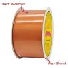 LEEQE Double Face Autumn Orange Satin Ribbon 2 inch X 25 Yards Polyester Autumn Orange Ribbon for Gift Wrapping Very Suitable for Weddings Party Hair Bow Invitation Decorations and More view 3