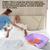 Hair Washing Basin Portable Shampoo Bowl and Basin at Home for The Elderly Hair Washing Tray for Seniors and Disabled Patients in Bed(Purple) view 2