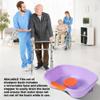 Hair Washing Basin Portable Shampoo Bowl and Basin at Home for The Elderly Hair Washing Tray for Seniors and Disabled Patients in Bed(Purple) view 4