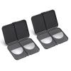 OKH Stick-on Bifocal Lenses, Convert Sunglasses, Goggles, or Glasses into Magnified Readers, Reusable, No Water Needed,2 Pack,+2.75 view 1