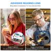 OKH Stick-on Bifocal Lenses, Convert Sunglasses, Goggles, or Glasses into Magnified Readers, Reusable, No Water Needed,2 Pack,+2.75 view 3