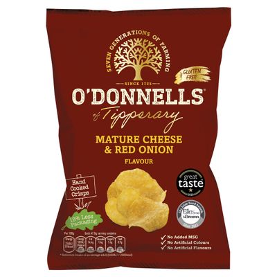 O'Donnells Cheese & Onion 47.5g (1.7oz) 8 Pack