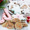 Christmas Dark Chocolate Nonpareils Candy by Its Delish, 12 Oz Bag | Christmas Themed Chocolate Candy with Red Green and White Non Pareils Holiday Chocolates Candies | Vegan, Kosher view 2