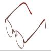 Calabria Metal Flex KIDS 1001 Oval Blue Light Blocking Reading Glasses +2.50 Shiny Dark Brown Girls 43mm view 1