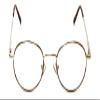 Calabria Metal Flex KIDS M Oval Blue Light Blocking Reading Glasses +1.25 Gold/Demi Tortoise Havana Amber Girls 50mm view 1