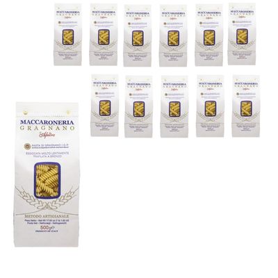 Afeltra Pasta Di Gragnano IPG Tortiglione, 17.6 OZ, 12 Pack