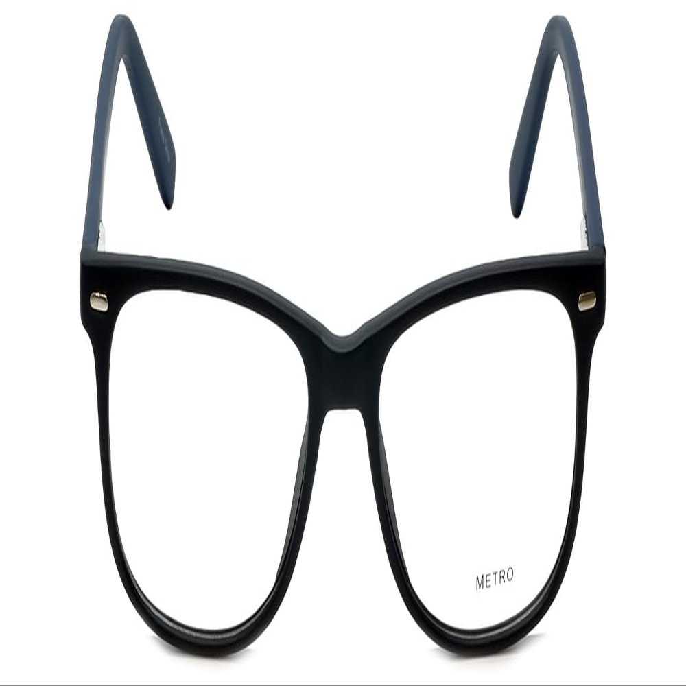 Calabria Metro Collection 35 Panthos Reading Glasses +0.75 Black Navy Blue Men Women