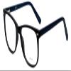 Calabria Metro Collection 35 Panthos Reading Glasses +0.75 Black Navy Blue Men Women view 2