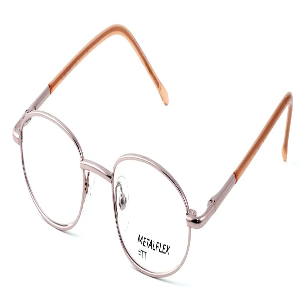 Calabria Metal Flex KIDS TT Oval Blue Light Blocking Reading Glasses +1.50 Pink Girl 46mm