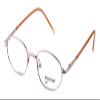 Calabria Metal Flex KIDS TT Oval Blue Light Blocking Reading Glasses +1.50 Pink Girl 46mm view 1