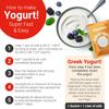 Yogourmet Yogurt Starter (6 Sachets = 6 Quarts of Yogur) - Make Yogurt at Home - Starter Culture - All Natural, Gluten Free, Kosher, Halal - 3 g Sachets view 4