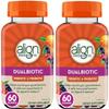 Align DualBiotic, Prebiotic + Probiotic for Women and Men, Help Nourish and Add Good Bacteria for Digestive Support, Natural Fruit Flavors, 60 Gummies (Pack of 2) view 1
