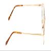 Calabria Metal Flex KIDS M Oval Blue Light Blocking Reading Glasses +0.50 Gold/Demi Tortoise Havana Amber Girls 50mm view 2
