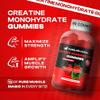PureLife Nutra Creatine Monohydrate Gummies - 3g Serving, Sugar Free, 90 Count, Non-GMO, Designed for Men & Women, Gluten Free, Non Bloating - Vegan, Halal, Kosher. (90 Units, Strawberry) view 2