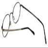 Calabria Metal Flex KIDS M Oval Blue Light Blocking Reading Glasses +2.75 Pewter Silver Black Girls 48mm view 4