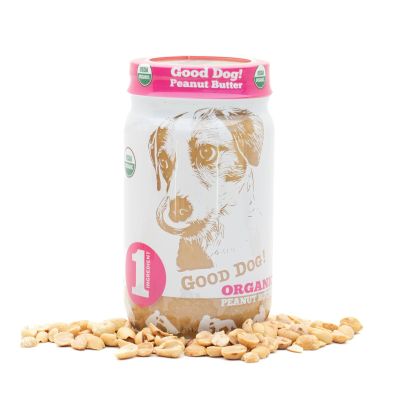 CB's Nuts Organic Good Dog Peanutbutter -One Ingredient -USA Grown -Small-Batch Barrel Roasted -No Sugar or Oil