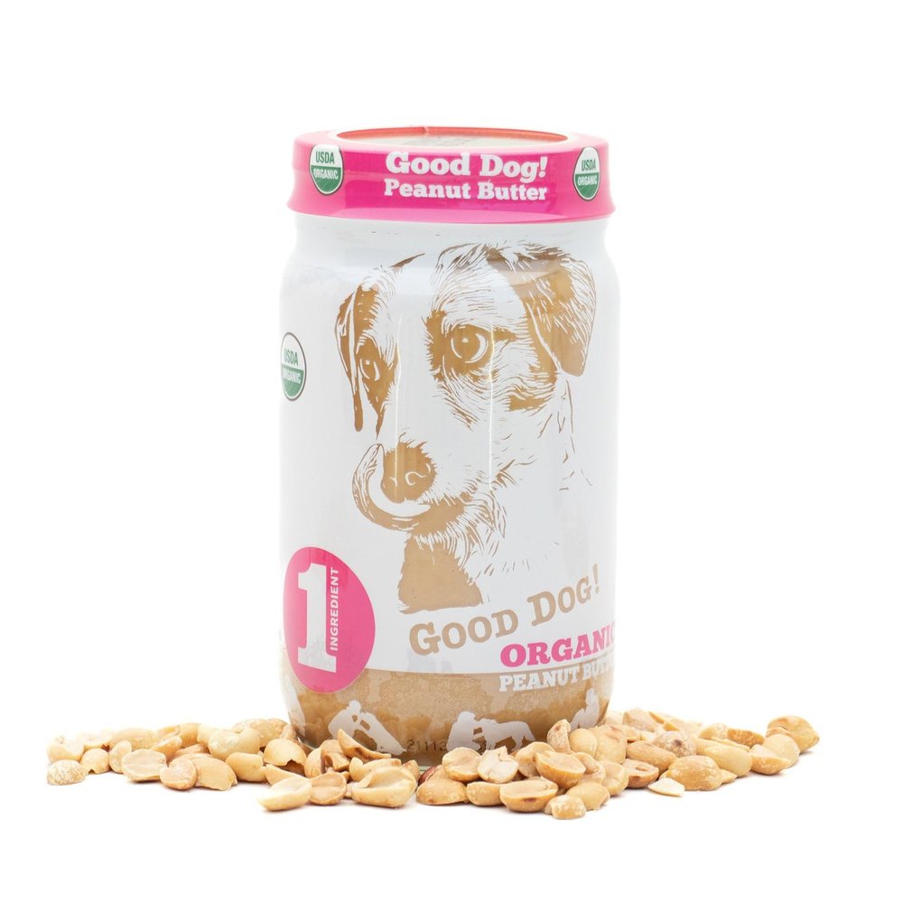 CB's Nuts Organic Good Dog Peanutbutter -One Ingredient -USA Grown -Small-Batch Barrel Roasted -No Sugar or Oil