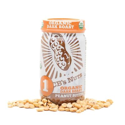 CB's Nuts Organic Dark Roasted Creamunchy Peanut Butter 1 ingredient