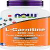 Now Supplements L-Carnitine 1000mg - 150 Tablets Value Size, Supports Lean Muscle Growth, Carnipure, Non-GMO, Kosher, Ideal for Vegans, Athletes, and Energy Support view 1