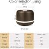 CAFFIA Essential Oil Diffuser, 500ml Aromatherapy Diffuser, Cool Mist Humidifier 7 Color Changing Light Silent Operation 8 Hours for Home, Office, Bedroom, Yoga, Kid's Room view 2