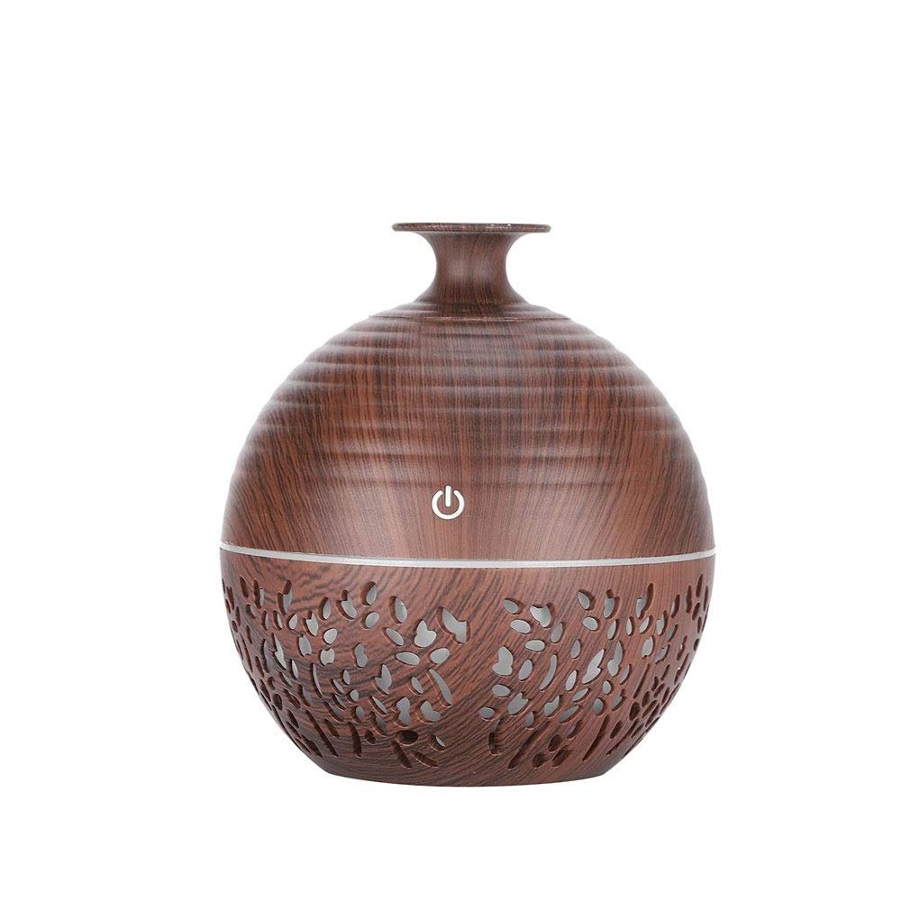 CAFFIA 130ml Essential Oil Diffusers, Humidifier Portable Aromatherapy Diffuser with Cool Mist and 7 Colour Changing LED Lights Aroma Diffuser