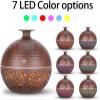 CAFFIA 130ml Essential Oil Diffusers, Humidifier Portable Aromatherapy Diffuser with Cool Mist and 7 Colour Changing LED Lights Aroma Diffuser view 2