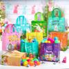 ZUIYIN 54Pcs Easter Gift Bags with Handles for Kids - Non-Woven Bags for Easter Baskets and Egg Hunt Games view 4