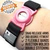 4-18" Inch Adjustable Arm & Leg Band for Dexcom G7 : Transmitter Protection Sensor Cover Arm & Leg Band -No More Adhesive Patches (4-18" Active Band) (Pink) view 2