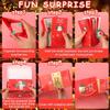 Christmas Gift Box Surprise Box Money Gift Box, Surprise Gift Box Explosion, Merry Christmas Folding Pop Up Gift Box, Money Pop Up Explosion Gift Box Adult Child (16 Box Se, Red) view 4