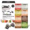 CHAYEAH, Premium Tea Collection (16 Pyramid Tea Sachets, 8 Assorted Flavors), Green, Black, Oolong, Puerh & Herbal Tea Sampler Variety Pack, Caffeinated and Non-Caffeinated, Whole Leaf Tea Bag