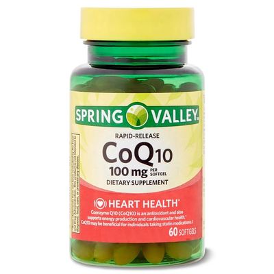 4 TOP CARE Rapid-Release CoQ10 Heart Health Dietary Supplement Softgels, 100 mg, 60 Count