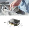1 Pack Travel Pill Organizer, 7 Compartments Pill Box, Daily Portable Pill Case to Hold Vitamins, Pill Container for Pocket Purse Medicine Organizer (3"x2.8") view 2