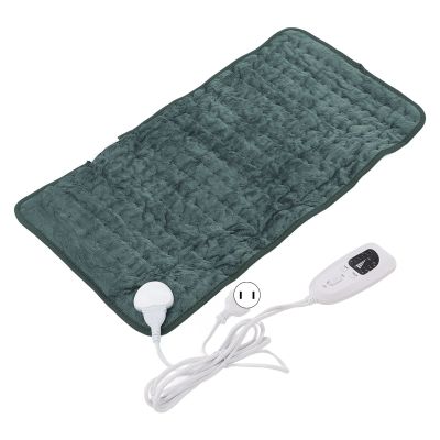 Alvinlite Back Electric Heating Pad 6 Levels Rapid Heating 60x30cm Heating Pad for Back Pain Relief Travelling Business Trip Small Heating Pad(#2)