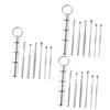 Gatuida 18pcs Stainless Steel Ear Cleaner Tool Easy to Clean Ear Wax Removal Spoons for Portable Design for Travel and Home Use view 1
