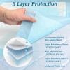 100 Count 22 x 22 Super Absorbency Disposable Underpads, Leakproof Quick Drying Disposable Pads for Baby, Puppy and Adults, Puppy Pads, Cat Pee Pads for Dogs, Potty Puppy Training Pads view 2