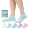 Revosoxs Diabetic Socks for Men Women,5 Pairs No Binding Low Cut Wide Seamless Socks for Women Men Size 7-9 9-11(Pure-Medium) view 1