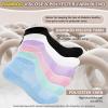 Revosoxs Diabetic Socks for Men Women,5 Pairs No Binding Low Cut Wide Seamless Socks for Women Men Size 7-9 9-11(White-Small) view 4