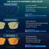 ANYLUV Gaming Glasses for Men Anti Blue Light Computer Glasses Rectangle Al-Mg Metal UV400 Mens Blue Light Filter Eyeglasses view 4